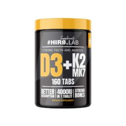 Vitamin D3 4000IU + K2 MK7 – 160tabs